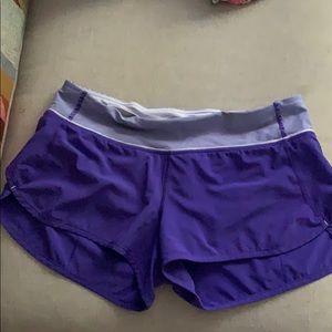 Lululemon run speed shorts bruised berry